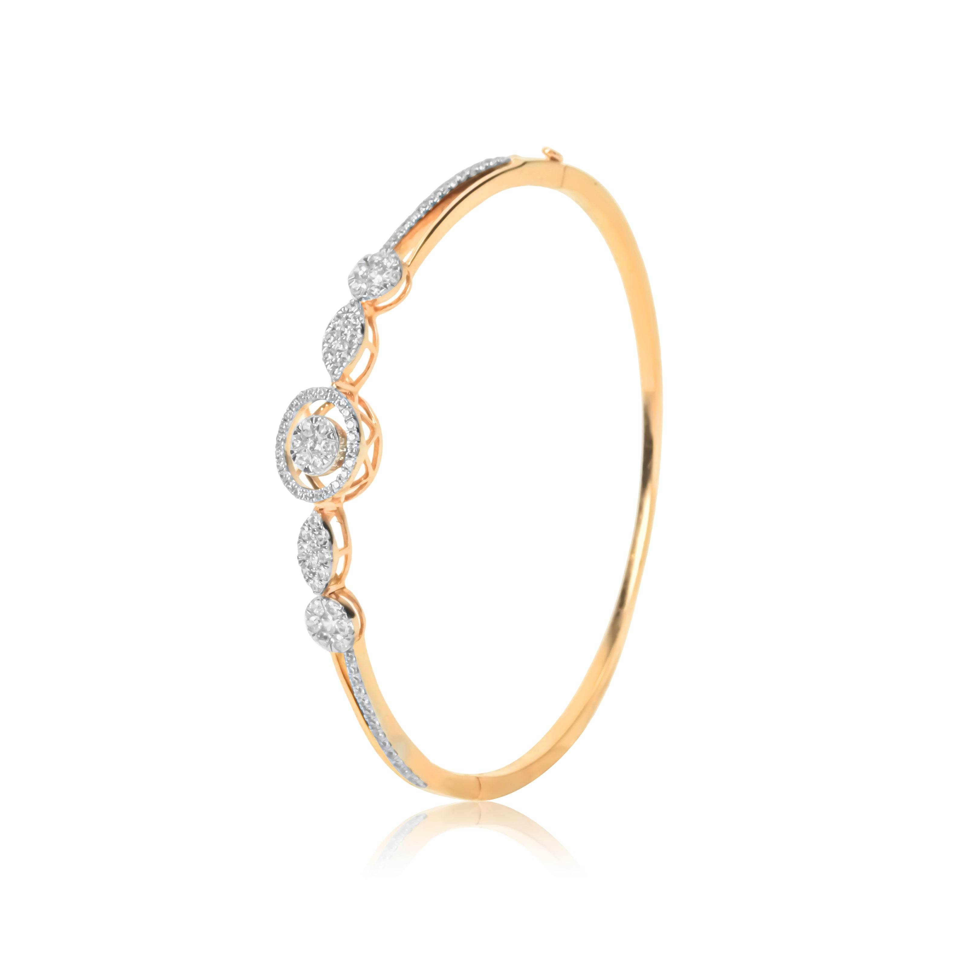 Designer Kada in Rose Gold Finish - Fine One Jewels