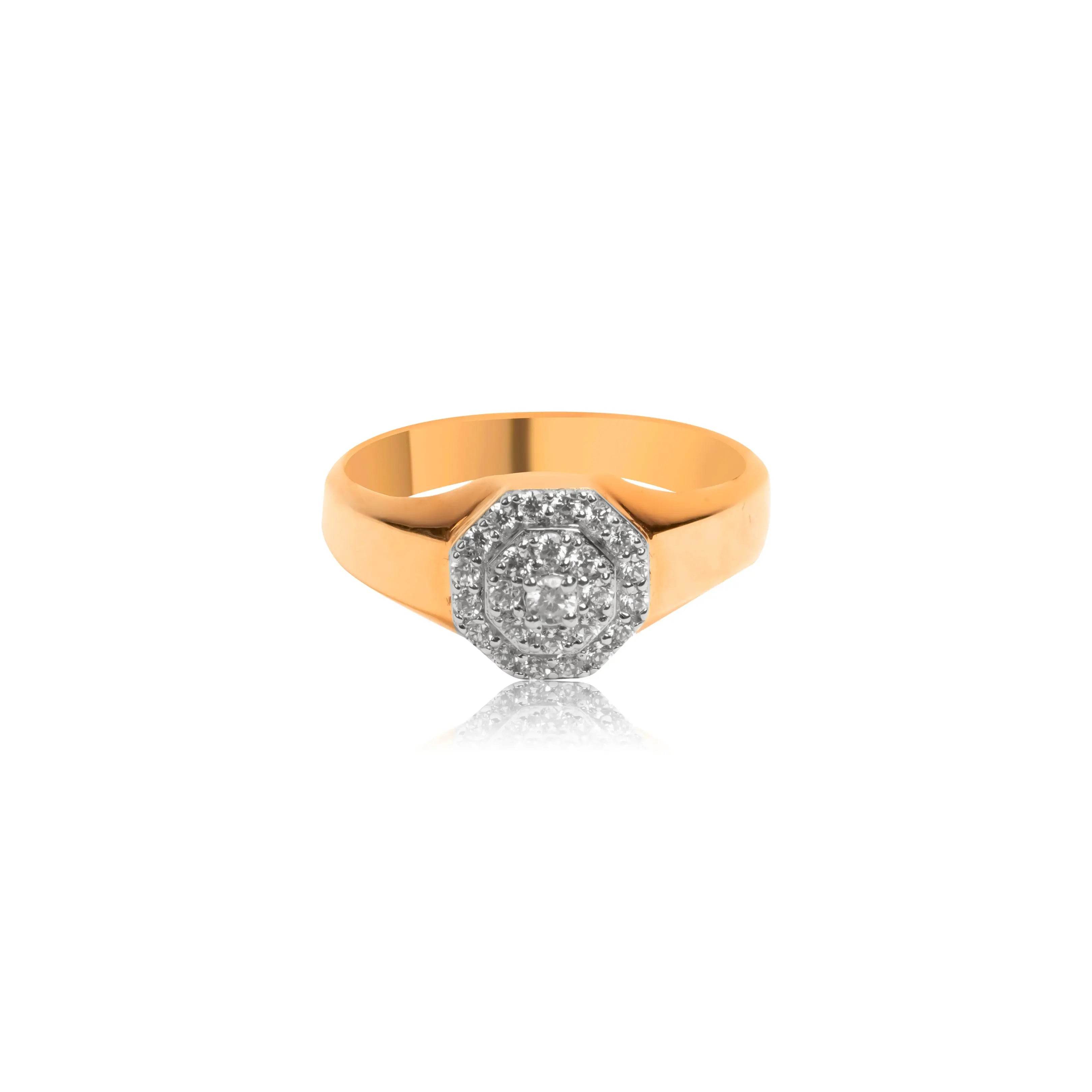 Hexa Crown Diamond Ring for Men - Fine One Jewels
