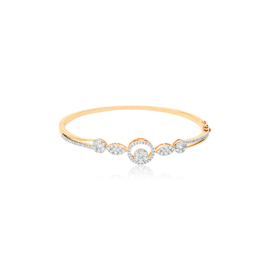 Designer Kada in Rose Gold Finish