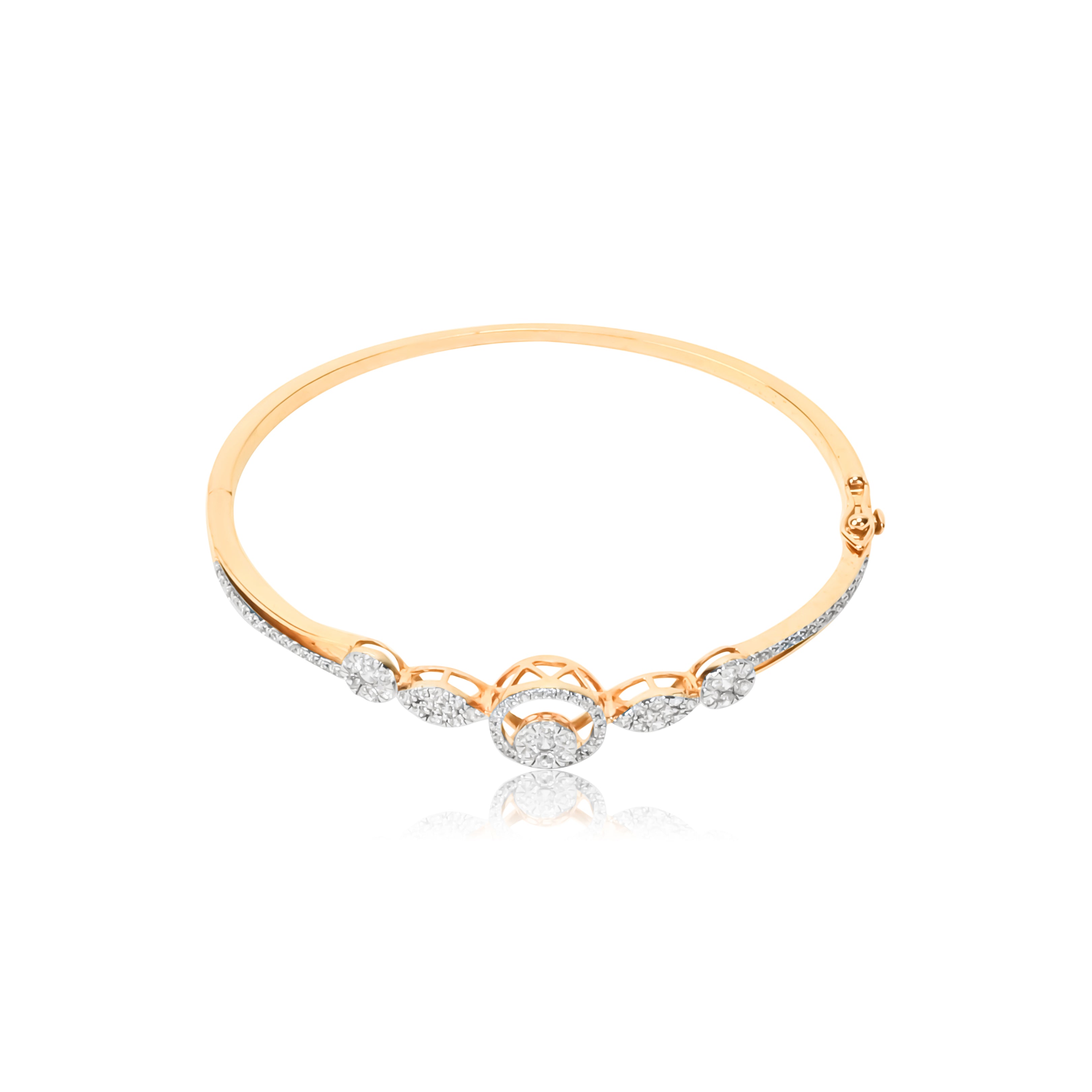 Designer Kada in Rose Gold Finish