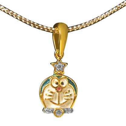 Cute Character Star Pendant Necklace - Fine One Jewels