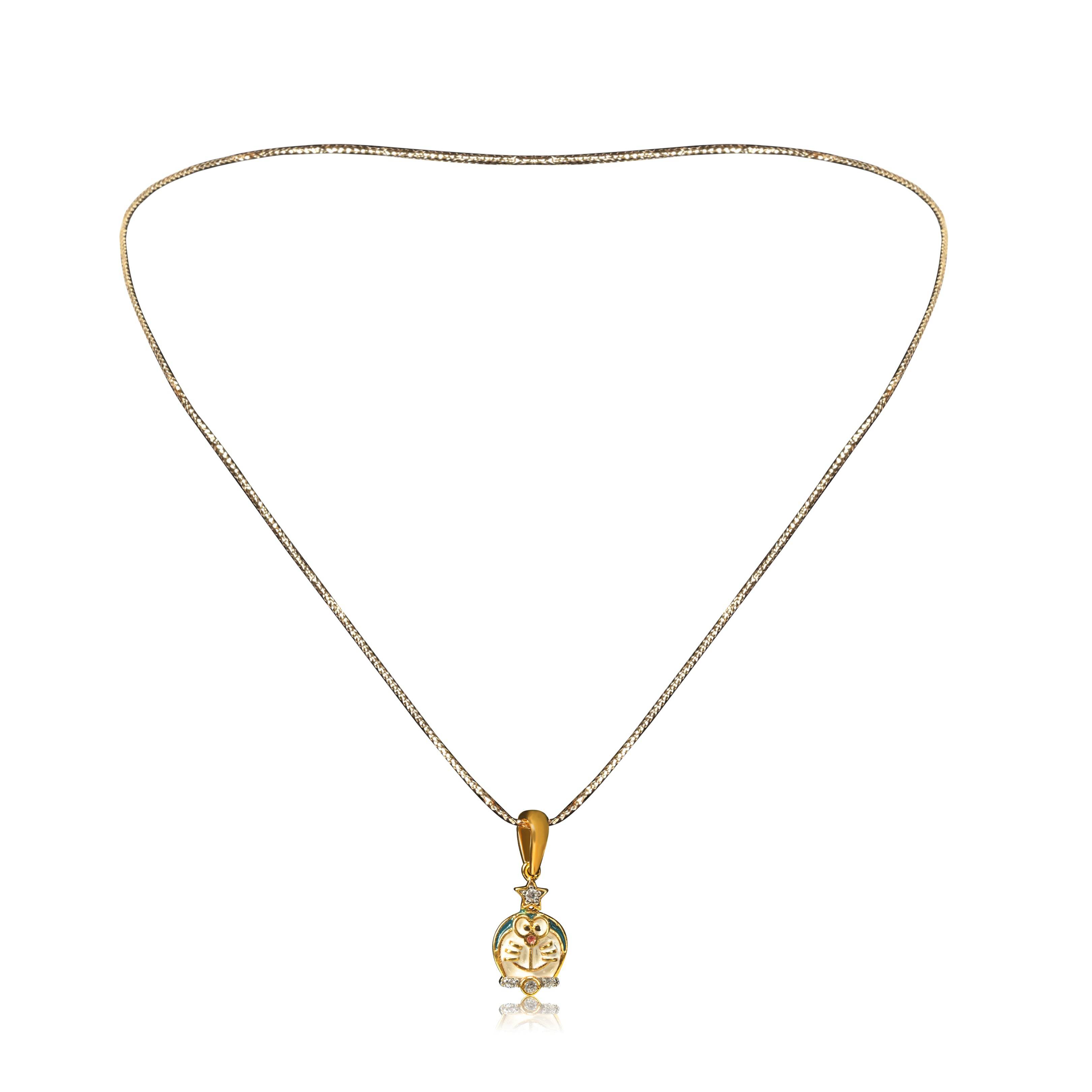 Cute Character Star Pendant Necklace - Fine One Jewels