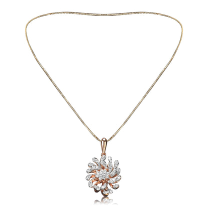 Swirl Design Gold Necklace Set - Fine One Jewels