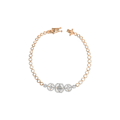 Glam Circle Charm Diamond Bracelet - Fine One Jewels