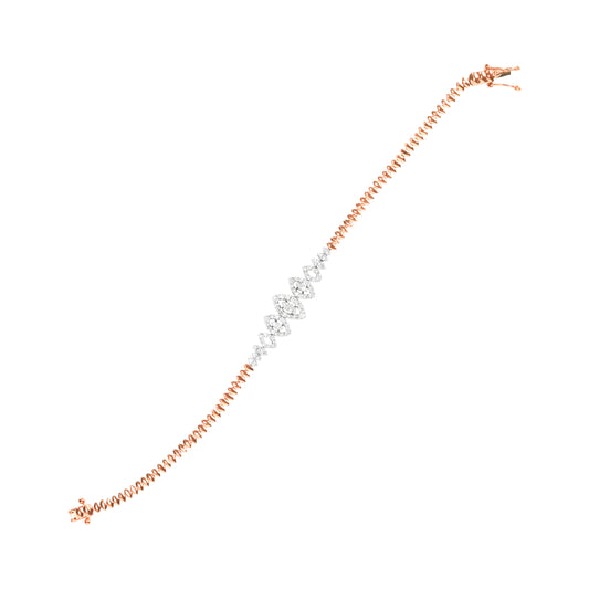 Rose Gold Rope Chain Bracelet