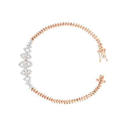 Rose Gold Rope Chain Bracelet - Fine One Jewels