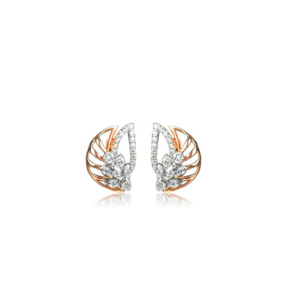 Elegant Leaf Pendant Earrings Set - Fine One Jewels