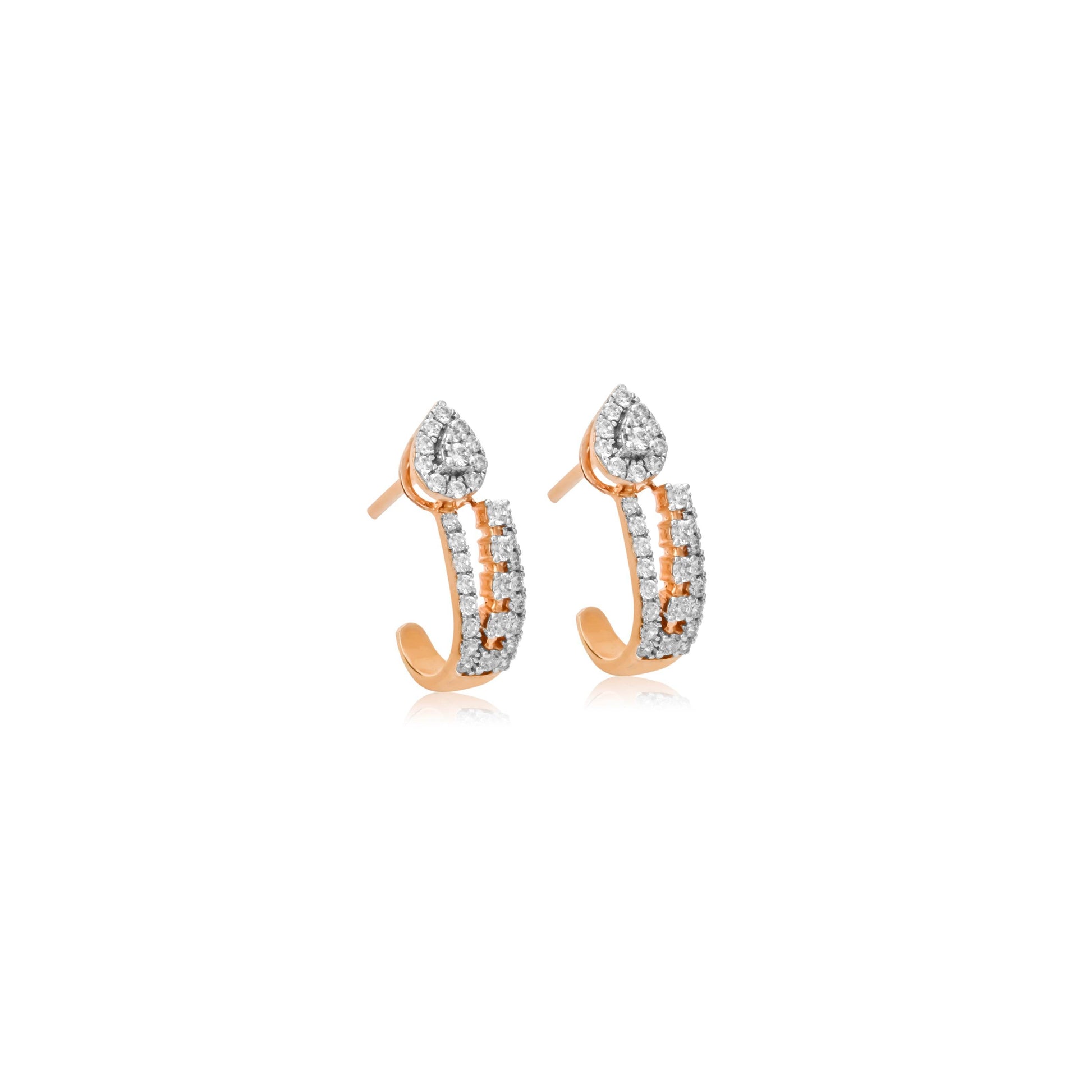Elegant Drop Diamond Earrings - Fine One Jewels