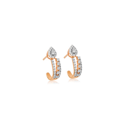 Elegant Drop Diamond Earrings - Fine One Jewels