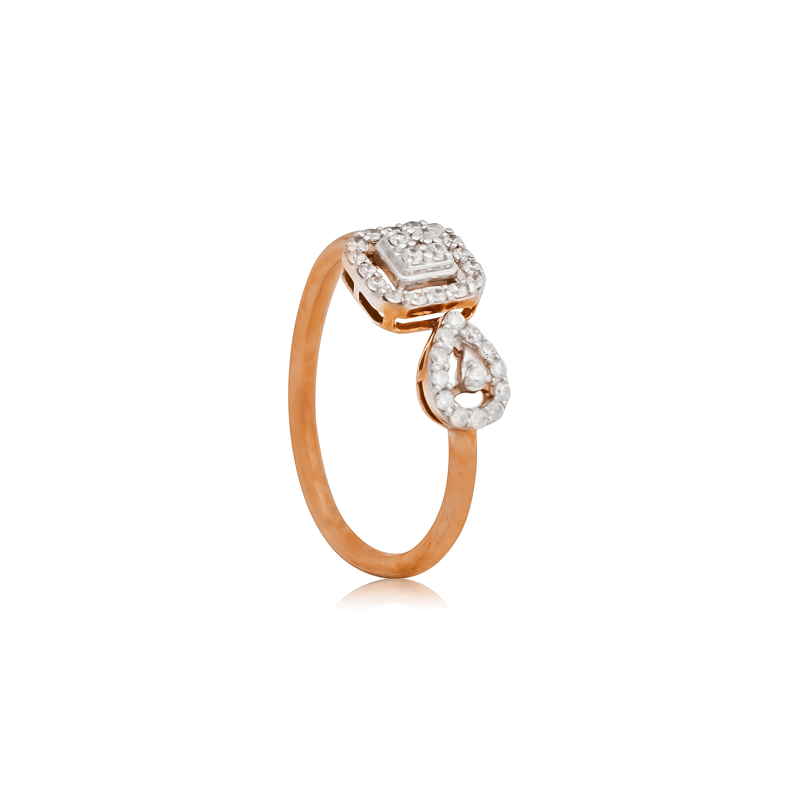 Royal Radiance Rose Gold Jewelry Set for Women