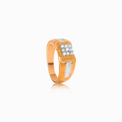 Bold Square Diamond Ring for Men - Fine One Jewels