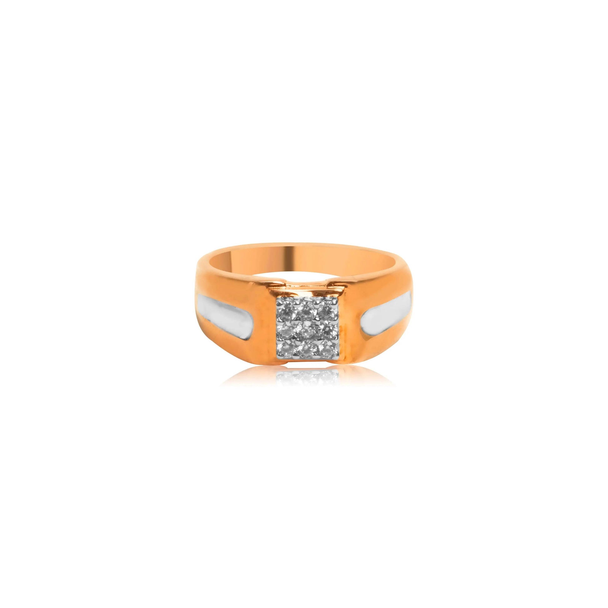 Bold Square Diamond Ring for Men - Fine One Jewels