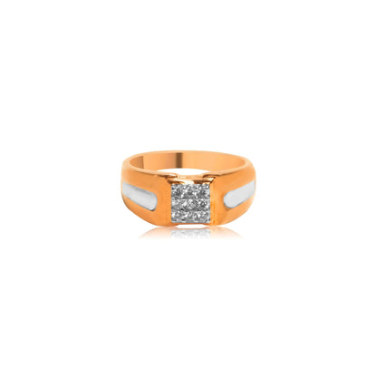Bold Square Diamond Ring for Men - Fine One Jewels