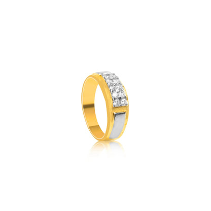 Elegant Gold Diamond Band Ring for Men - Fine One Jewels