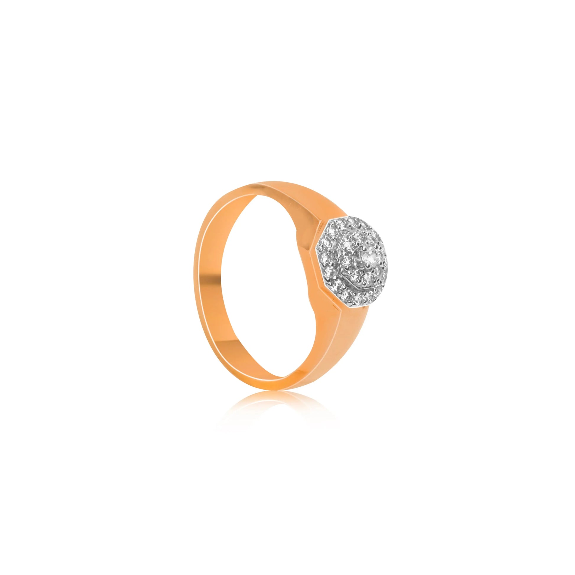 Hexa Crown Diamond Ring for Men - Fine One Jewels