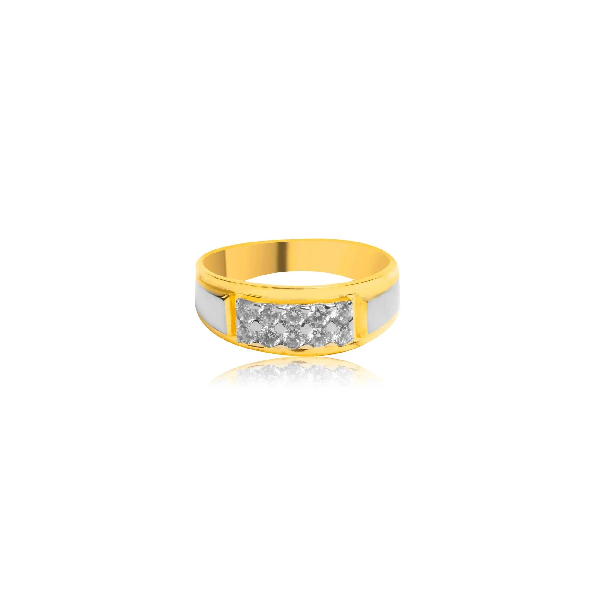 Elegant Gold Diamond Band Ring for Men - Fine One Jewels