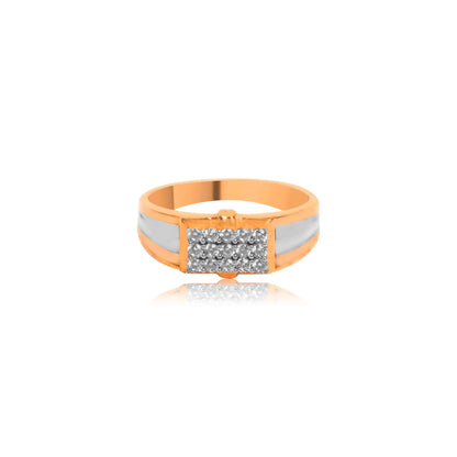 Stylish Diamond Gold Ring for Men - Fine One Jewels