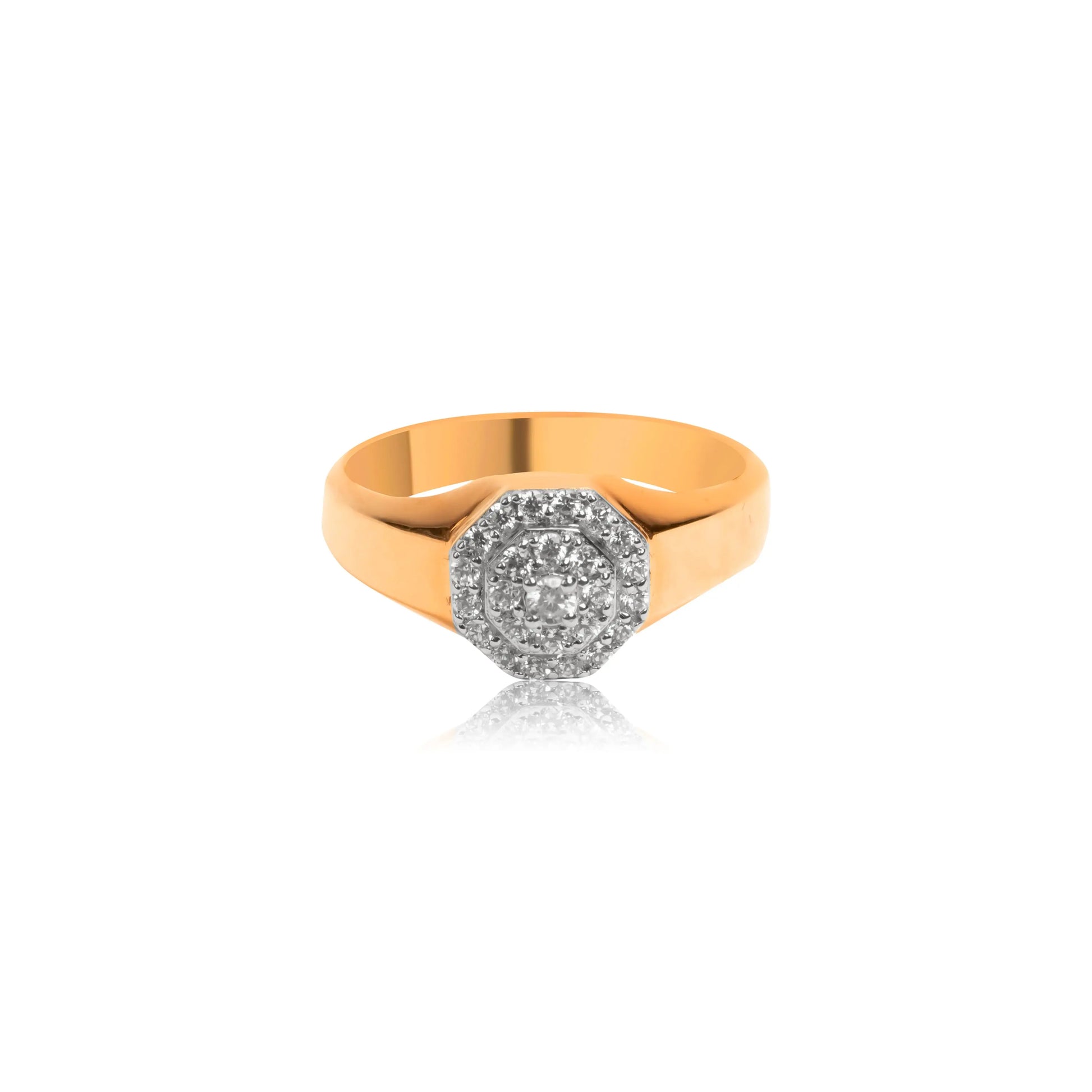 Hexa Crown Diamond Ring for Men - Fine One Jewels