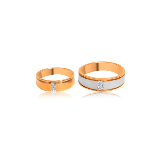 Eternal Unity Dual-Tone Couple Rings