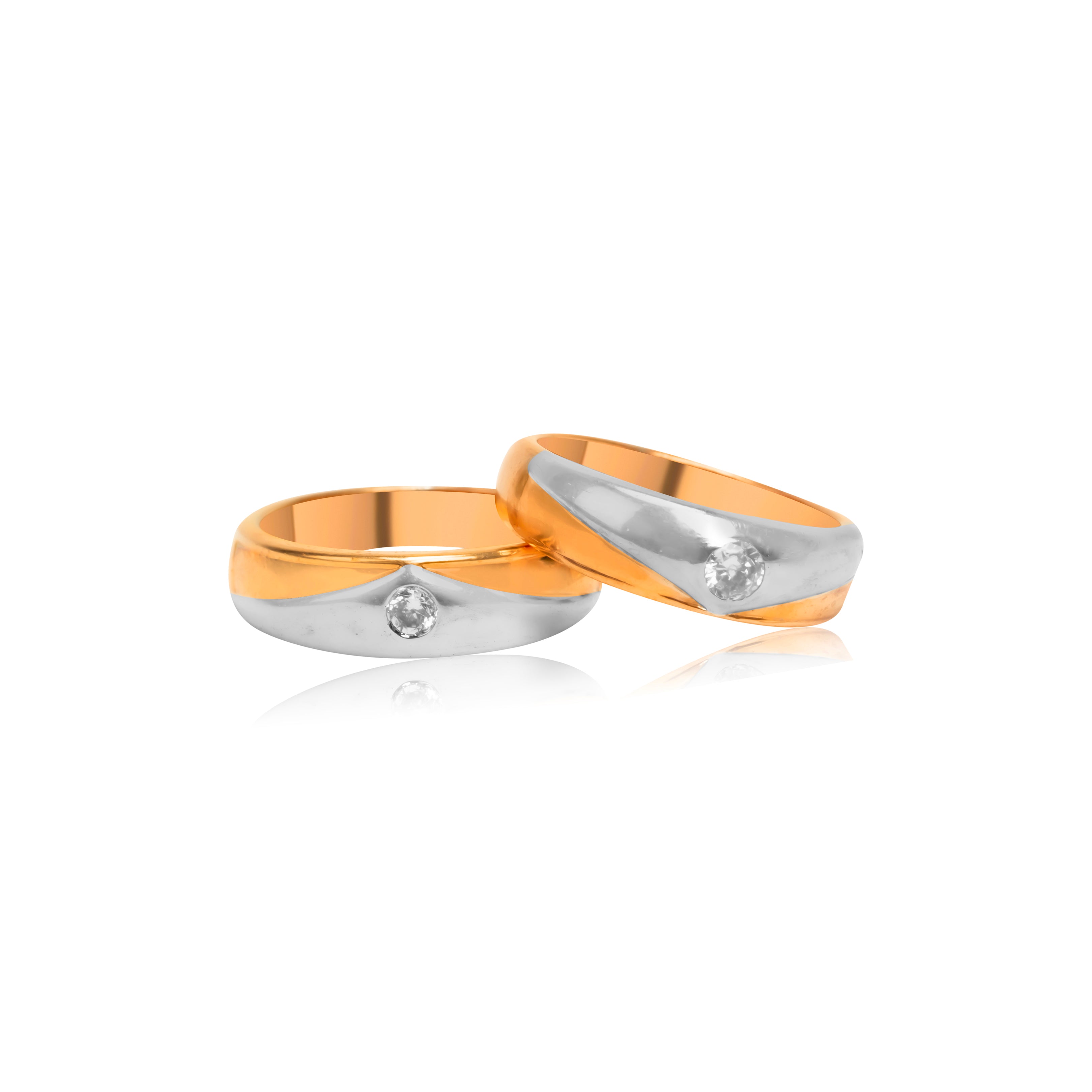 Dual Tone Soulbound Couple Band