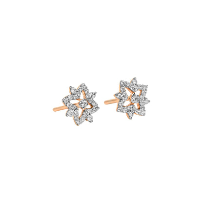 Starburst Diamond Stud Earrings - Fine One Jewels