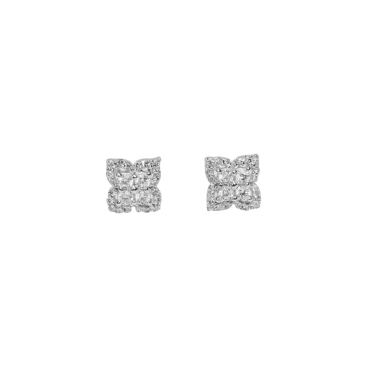Petite Bow Diamond Stud Earrings