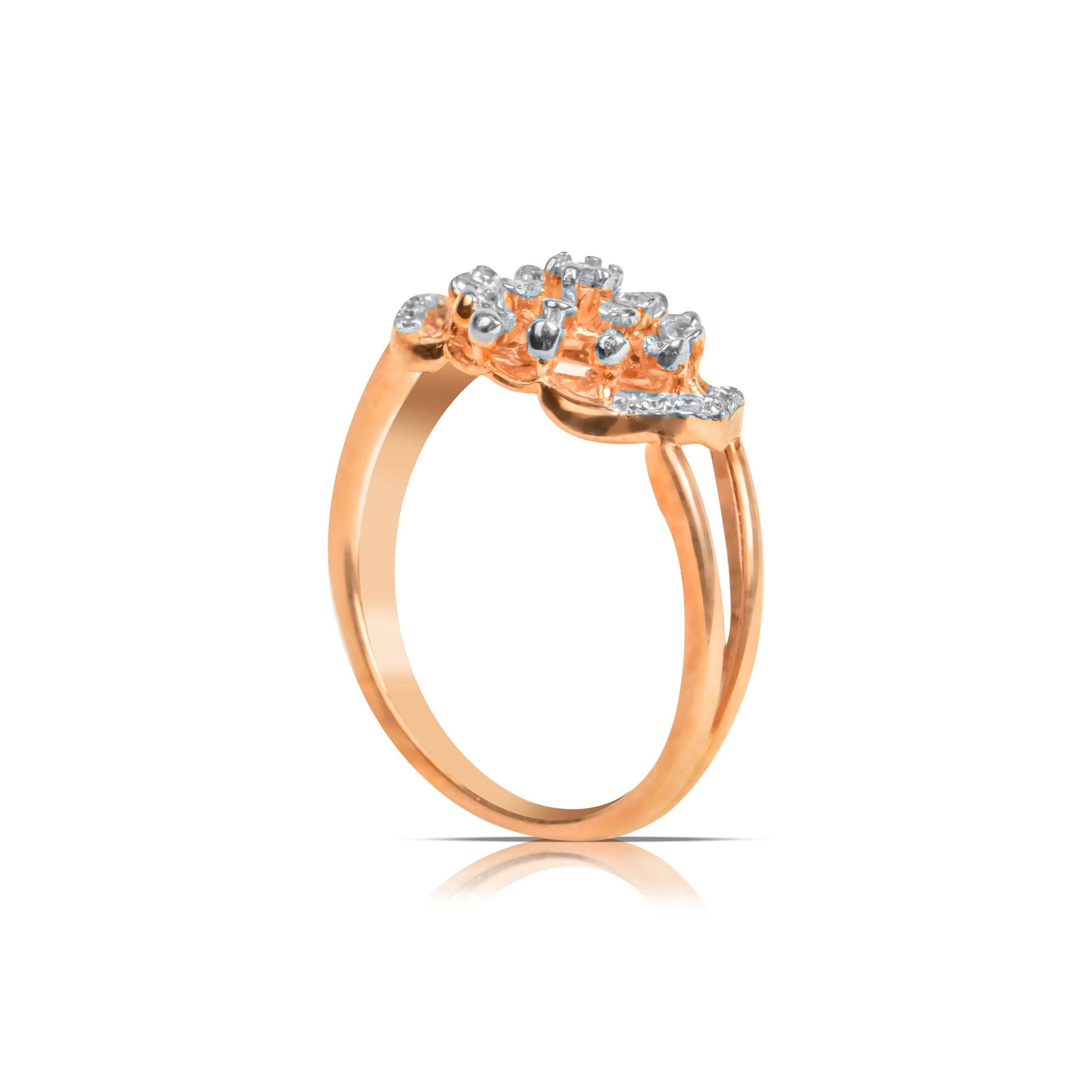 Unique Swirl Diamond Ring Online at Kashvi Jewels - Fine One Jewels