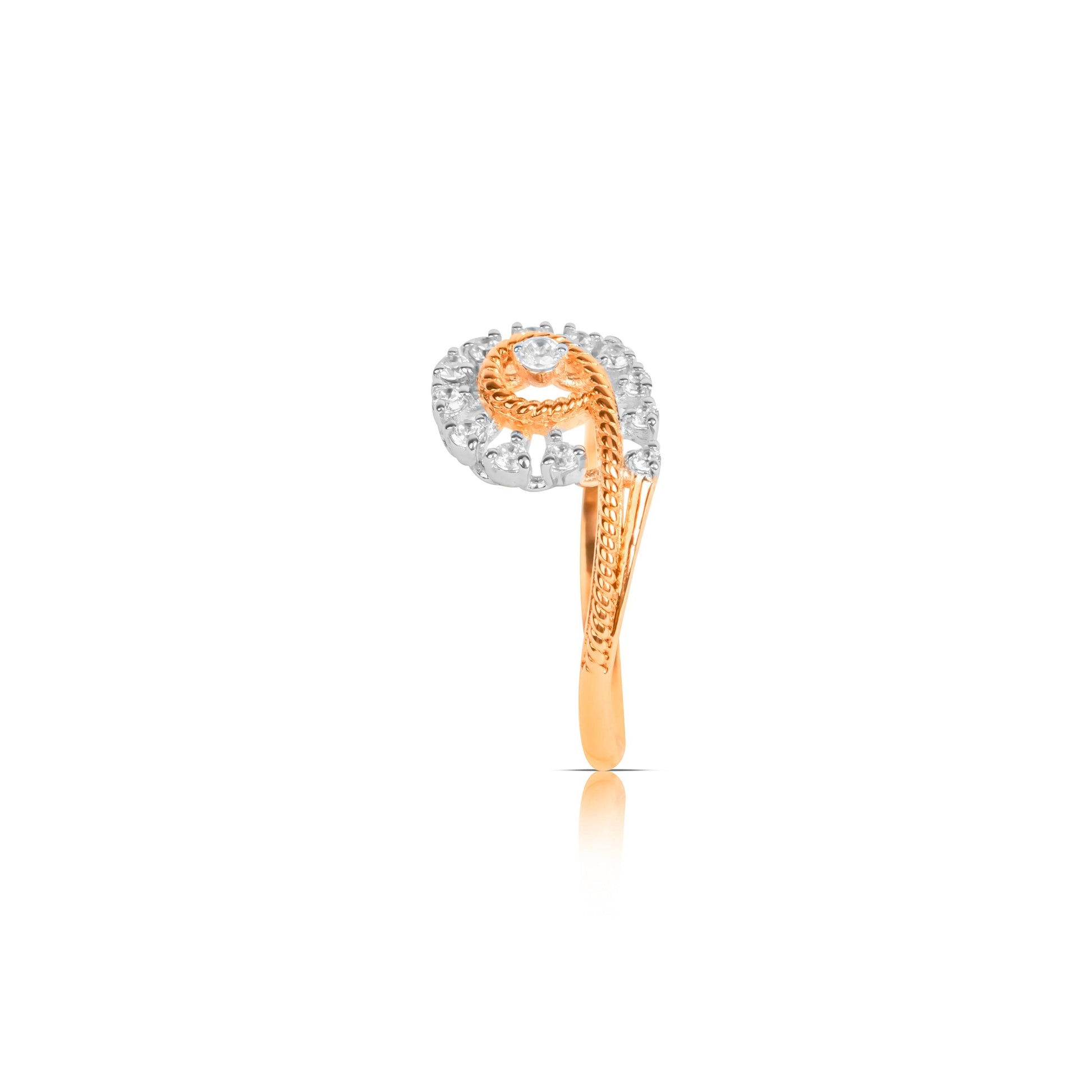 Gold Diamond Halo Ring - Fine One Jewels