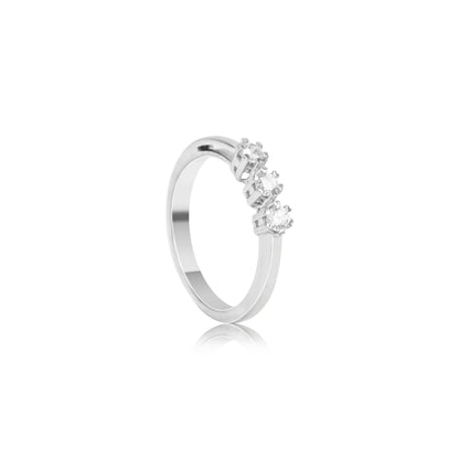 Trio Sparkle Diamond Ring - Fine One Jewels
