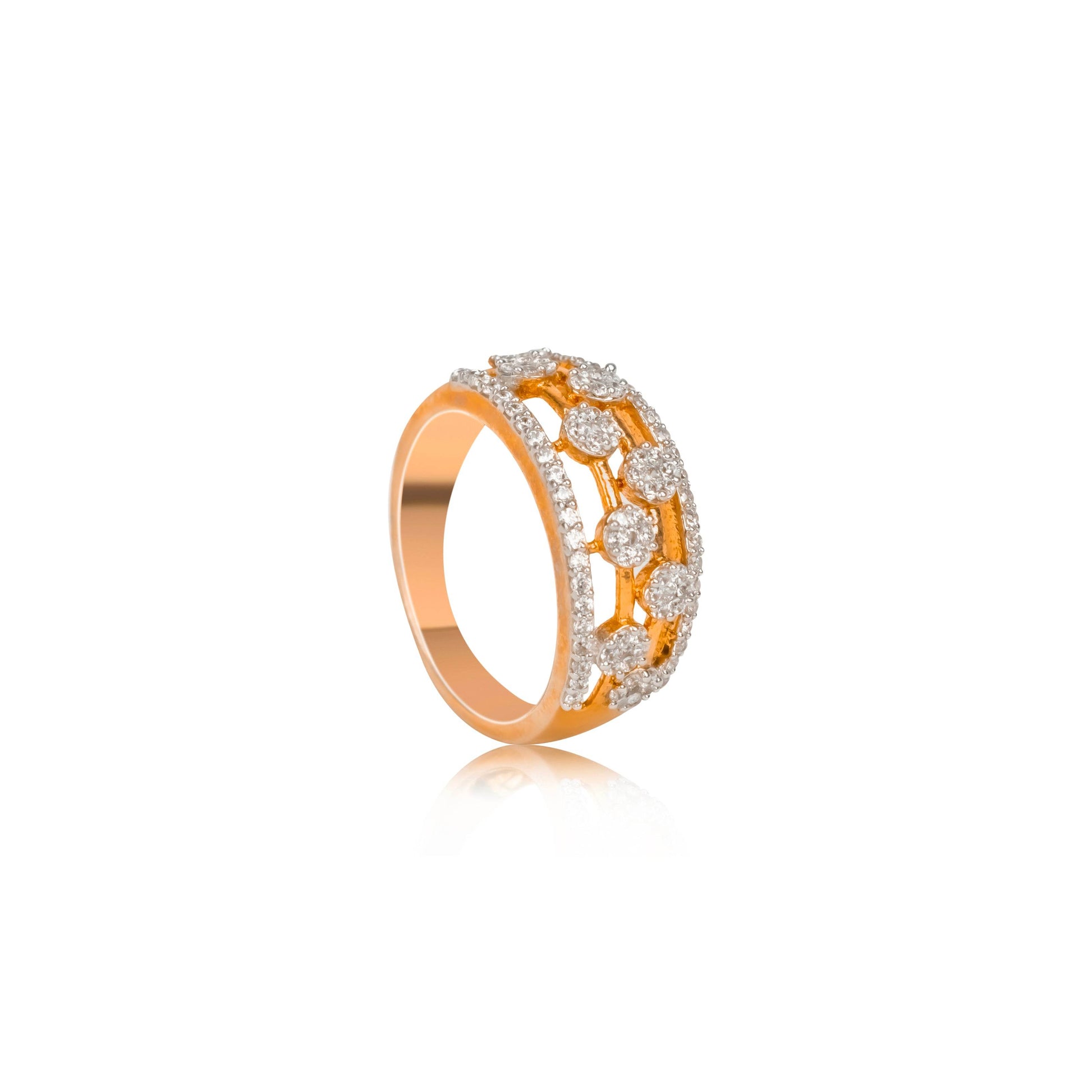 Celestial Orbit Gold Diamond Ring - Fine One Jewels