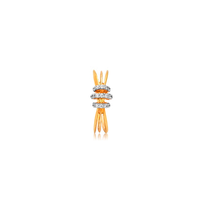 Radiant Triple Diamond Gold Ring - Fine One Jewels