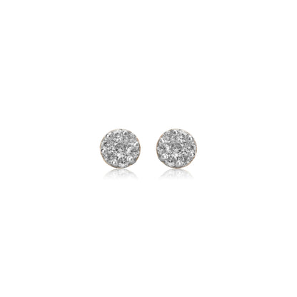 Classic Round Diamond Stud Earrings in Rose Gold - Fine One Jewels